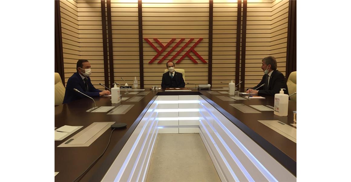 YÜKSEKÖĞRETİM KURULU BAŞKAN VEKİLİ PROF.DR. RAHMİ ER`İ ZİYARET ETTİK.